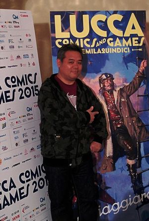 Yasuhiro Nightow a Lucca Comics & Games 2015.jpg Yasuhiro Nightow a Lucca Comics & Games 2015.jpg